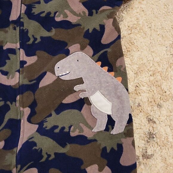 Carter's boy bundle of 2 fleece one piece footie sleepers - Picture 14 of 16